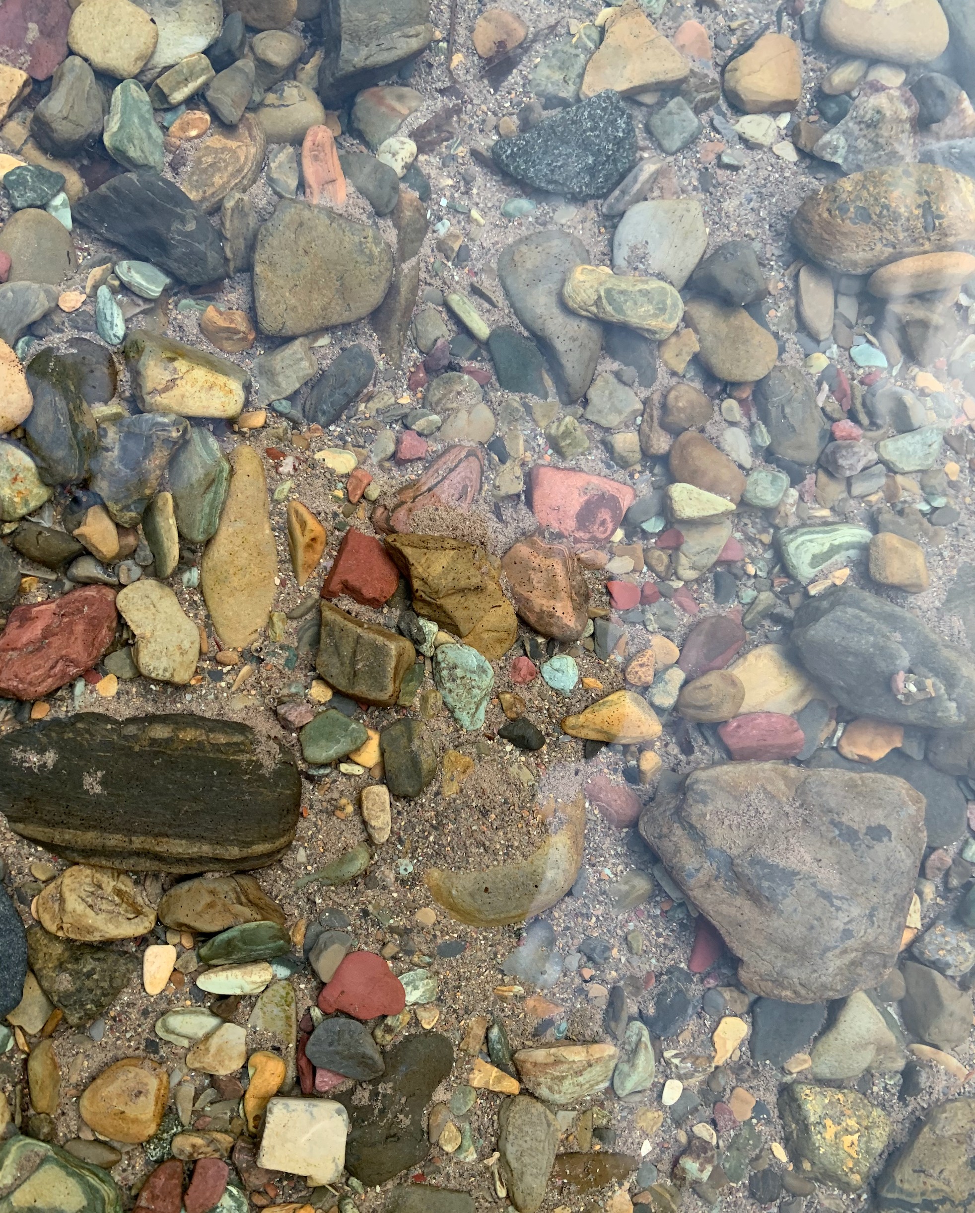 Clarity is like this riverbed: it's illuminated